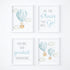 Oh, the places you will go - Frame Set - Blue